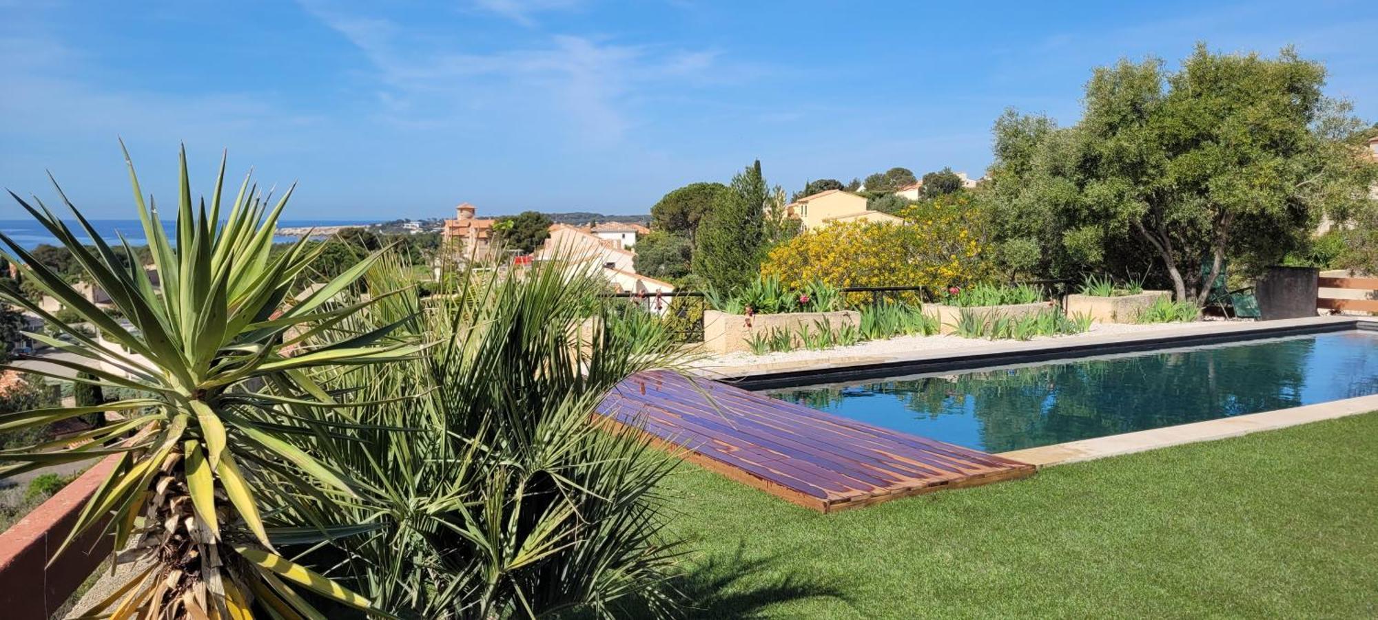 Bed and Breakfast Les Cactus Bleus Sausset-les-Pins Exterior foto